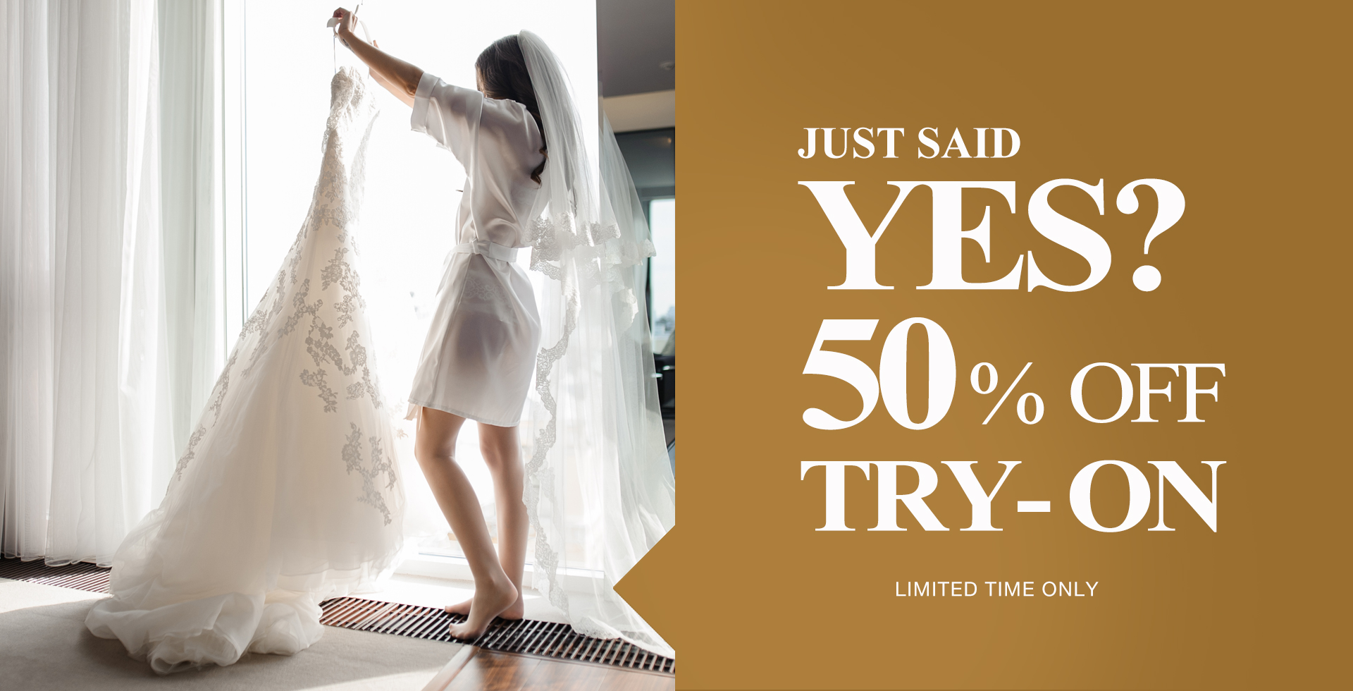 Bridal event dress TRY ON 50% OFF