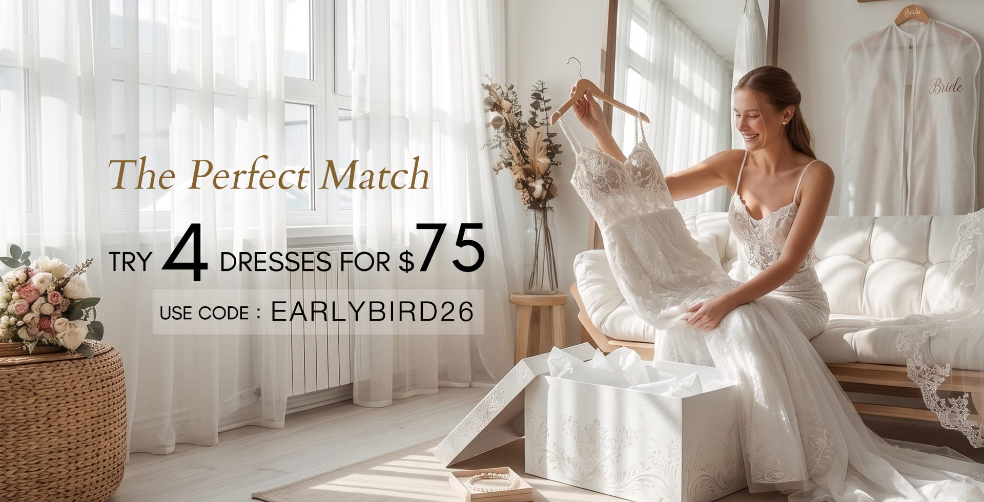 The Perfect Match Try 4 Dresses for $75