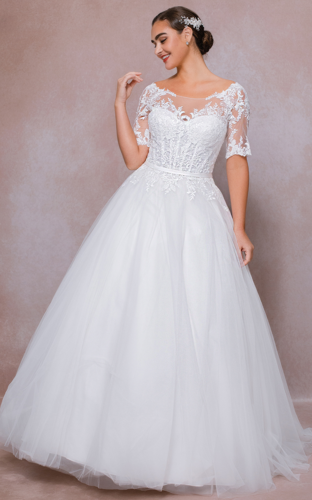 5 best wedding dress for rectangle body shape plus size