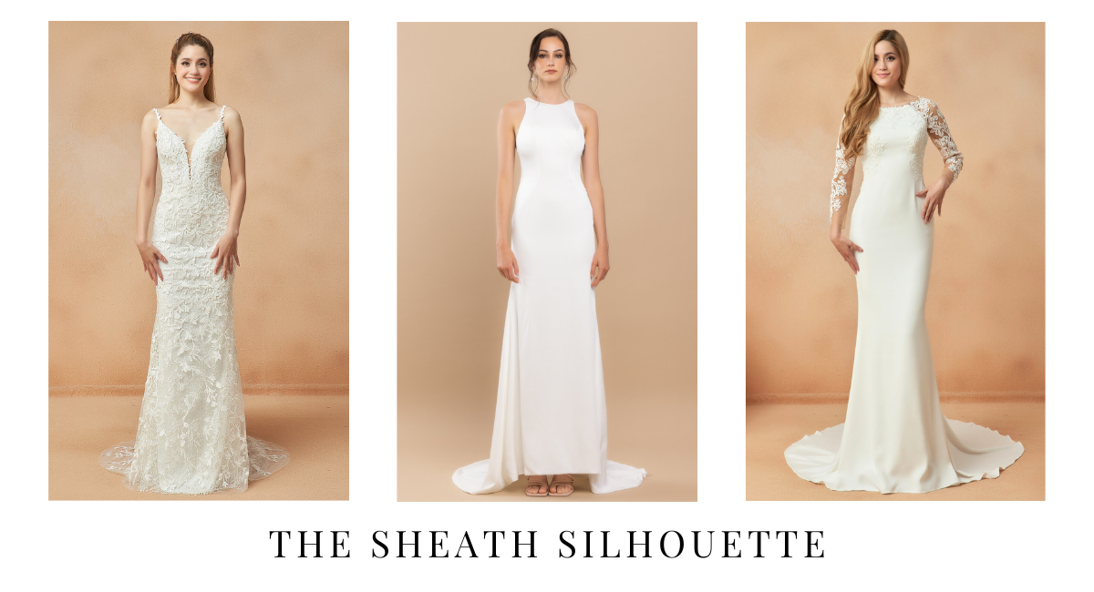 What is a Sheath Wedding Dress? Everything you need to know about the Sheath Silhouette