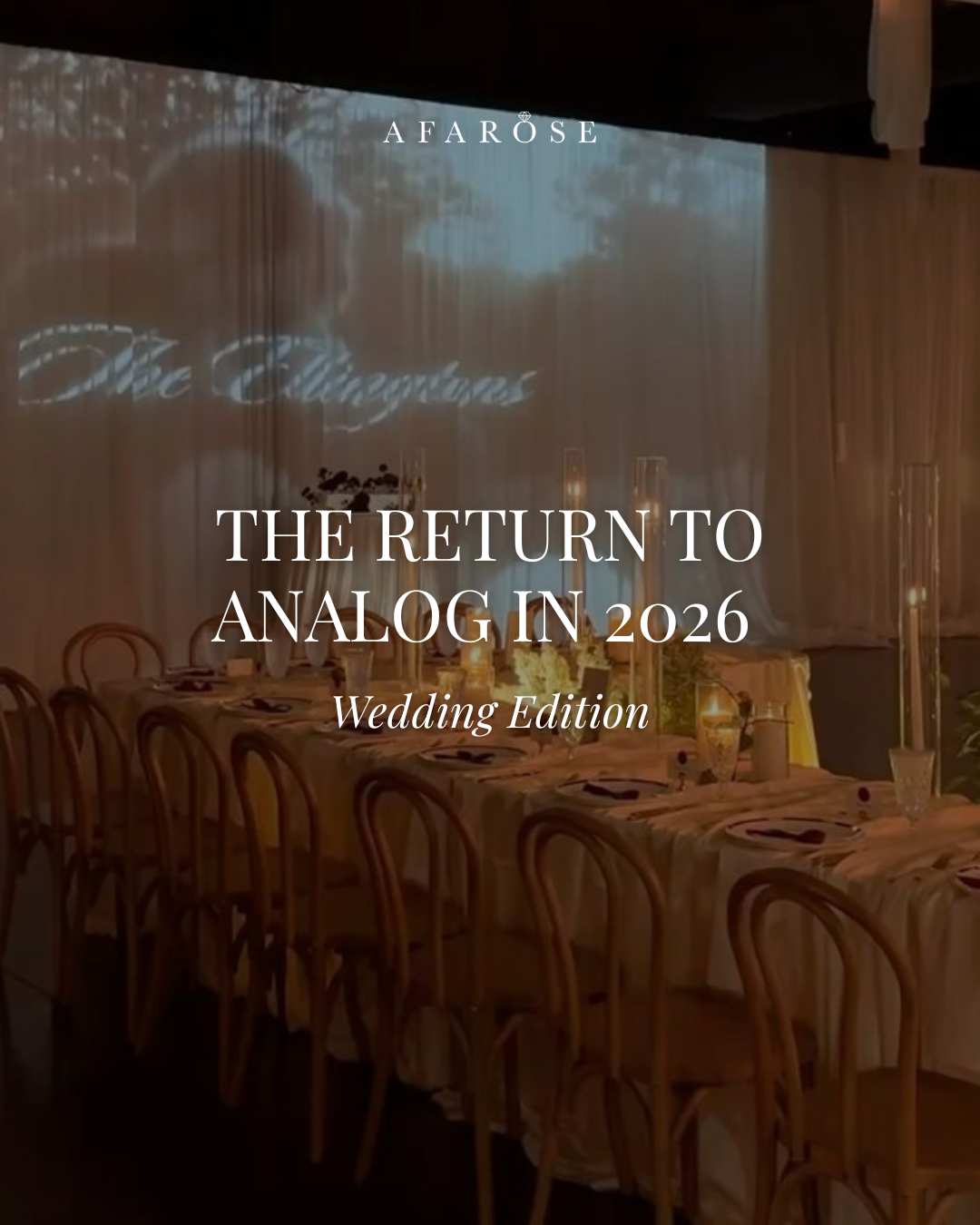 The Return to Analog in 2026: Bridal Edition