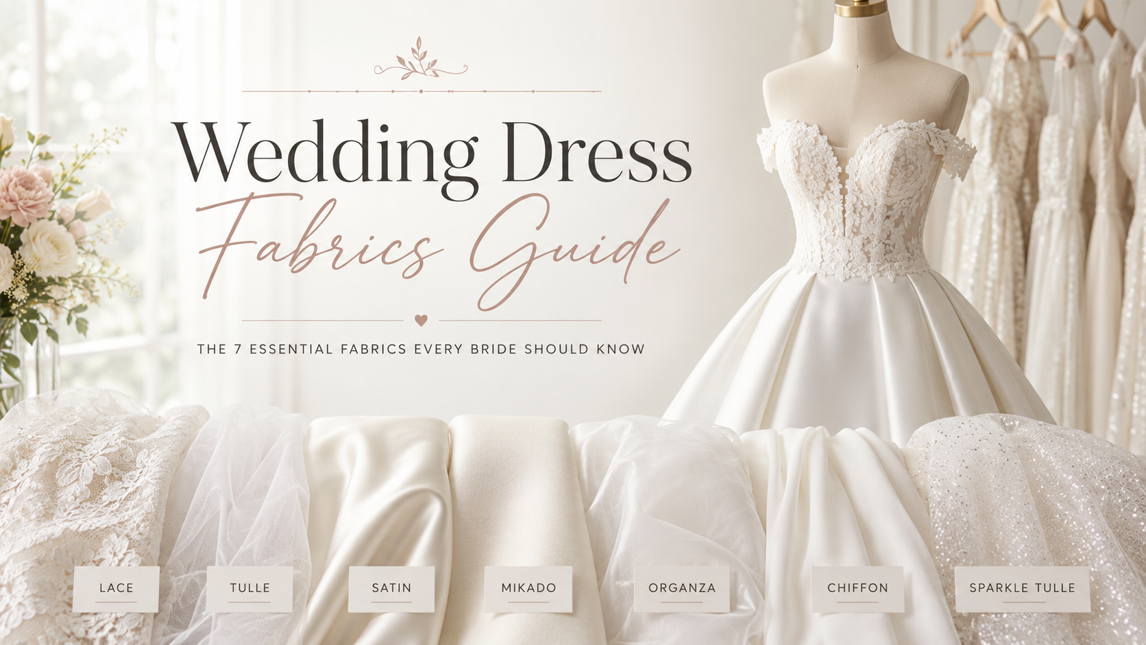 Wedding Dress Fabrics Guide: How to Choose the Best Fabric for Your Bridal Look