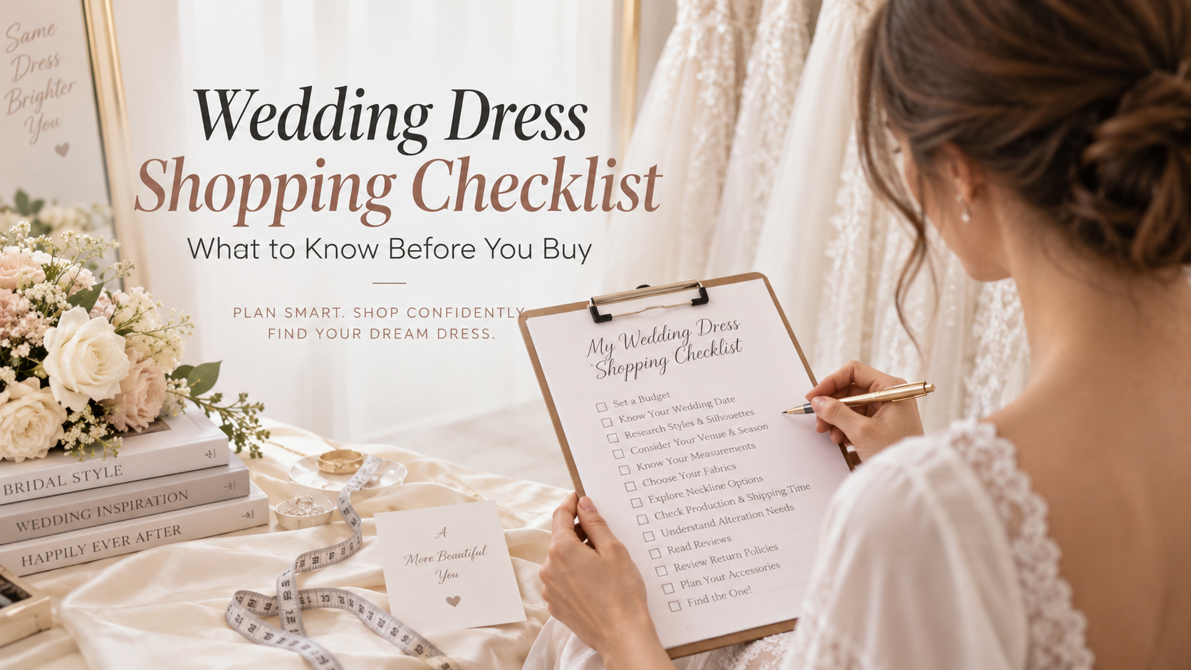Wedding Dress Shopping Checklist: What to Know Before You Buy