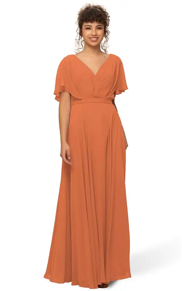 casual satin dress Blue One Shoulder A-Line Satin Maxi Dress main image 1